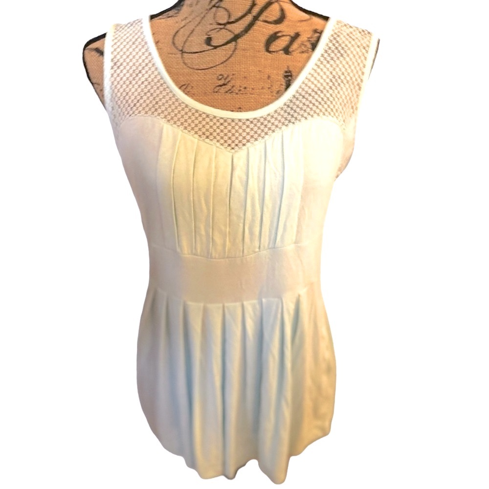 Final Price Clearances Venus Aqua Babydoll Mint Pleated Bottom Sweetheart Neckli